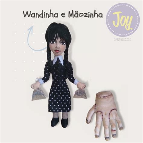 Maozinha Wandinha Feltro Compre Produtos Personalizados No Elo