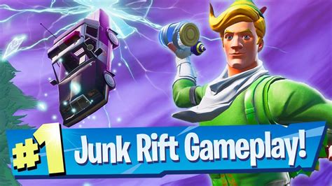 New Junk Rift Gameplay Glitched Consumables Fortnite Battle Royale Youtube