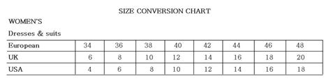 European Belt Size Conversion Chart Paul Smith