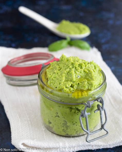 Crema Di Piselli O Pesto Di Piselli Condimento Per La Pasta