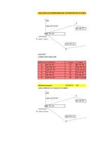 Calculo de Poligonal cerrada mediante excel Guías Proyectos