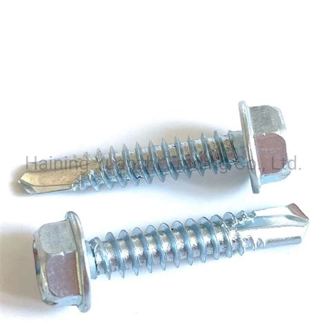 Metal Steel Roofing Screw Washers Hex Head Self Drilling Tapping Screw Drilling Screw And Hex