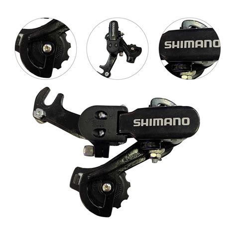 Cambio Traseiro Shimano Tourney Rd Tz31 A Gs 6 7V Gancheira Pn