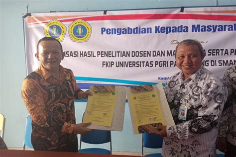 Tim Pkm Dosen Pendidikan Sejarah Fkip Upgrip Lakukan Sosialisasi Di Sma