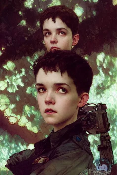 Ender Wiggin Portrait By Stanley Artgerm Lau Greg Stable Diffusion