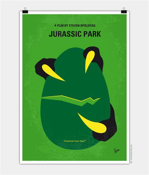 No My Jurassic Park Minimal Movie Poster Chungkong