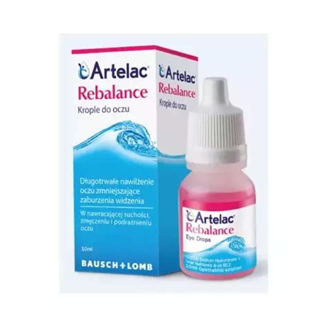 Artelac Rebalance krople do oczu 10ml cena opinie dawkowanie skład