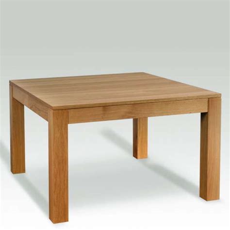 Table en bois massif carrée extensible Moderne MC 4 pieds