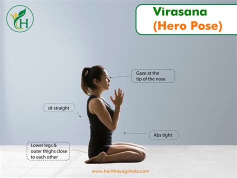 Virasana - Pose, Benefits, Steps and how it is different from Vajrasana