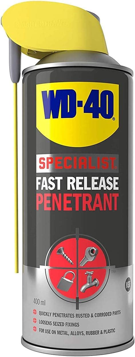 2 Pack WD 40 Specialist Fast Release Penetrant Loosens Rusted Seized