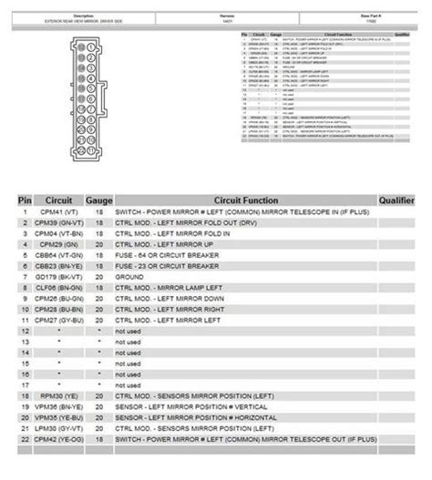 F250 Power Mirror Wiring Diagram