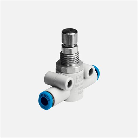 One Way Flow Control Valve In Line Installation Gr Authorized Dealer