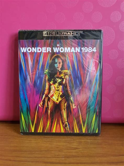 USA Blu Ray 4K UHD Wonder Woman 1984 Gal Gadot Chris Pine ATMOS