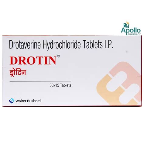 Drotin Drotaverine Hydrochloride Injection Packaging Type Vial