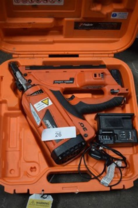 1 X Paslode Impulse Im350 Lithium Nail Gun With 1 X Cartridge 1 X