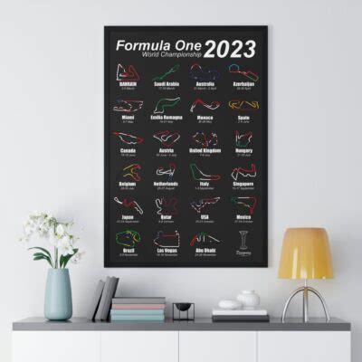 F1 2023 Calendar Overview Poster ⋆ Vuccie