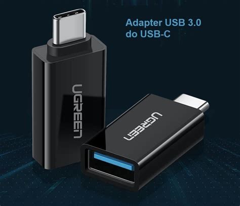 Ugreen US173 adapteris USB A 3 0 į USB C 3 1 baltas kaina pigu lt