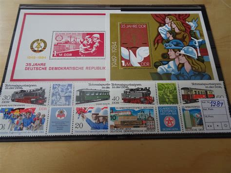 Ddr Jahrgang Postfrisch Komplett Briefmarken Schumann