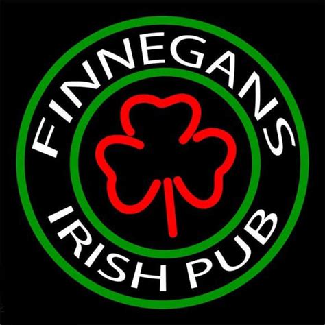 Custom Finnegans Logo Text Beer Sign Neon Sign Usa Custom Neon Signs