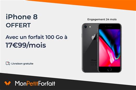 Cdiscount Mobile un iPhone 8 offert avec forfait 100 Go à 17 99