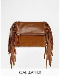 Acheter Sac Bandouli Re En Daim Franges Marron Choisir Sacs