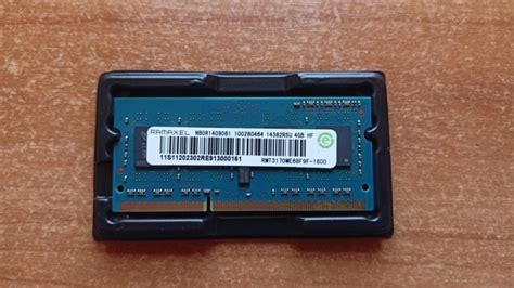 1) DDR3L (For Laptop) Ramacel 4Gb 1600 mHz (RMT3170ME68F9F1600) Type of ...