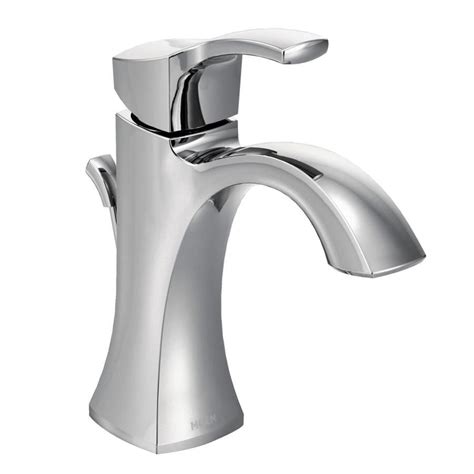 Shop Moen Voss Chrome Handle Single Hole In Centerset Bathroom Sink