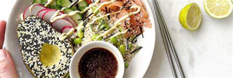 Regal Marlborough King Salmon Sushi Bowls with Ginger-Lime Ponzu Dressing