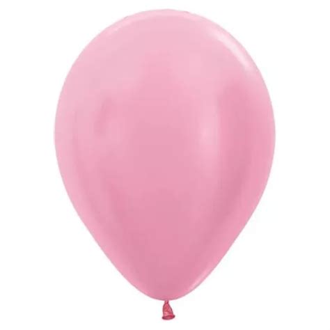 Globos de látex satinado R12 50 unidades globos de color rosa