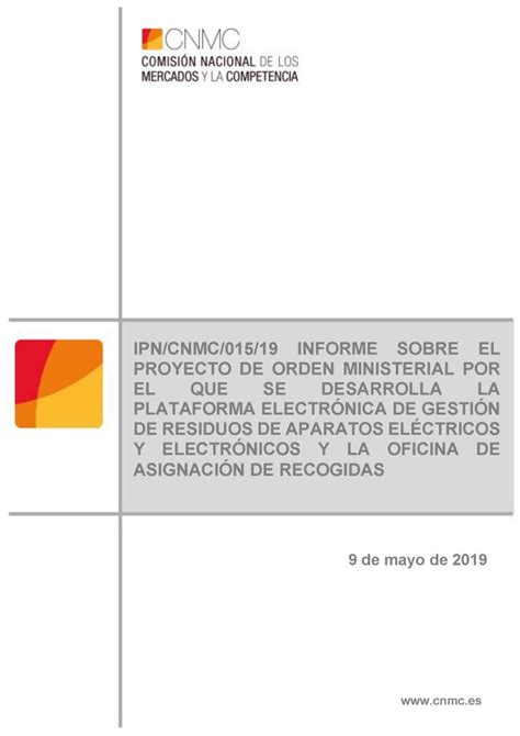 Cómo mejorar la plataforma oficial de gestión de RAEE OPEMED