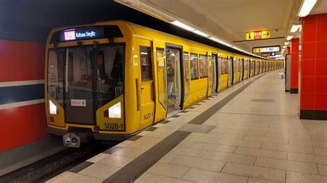 U Bahn Berlin Mitfahrt Von Rathaus Steglitz Bis Osloer Stra E Im H