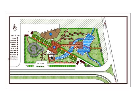 Parc Urbain Dans Autocad Téléchargement Cad 4 38 Mb Bibliocad