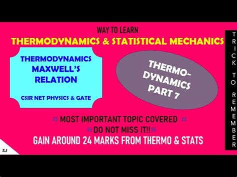 THERMODYNAMICS STATISTICAL PHYSICS 7 THERMODYNAMIC POTENTIALS