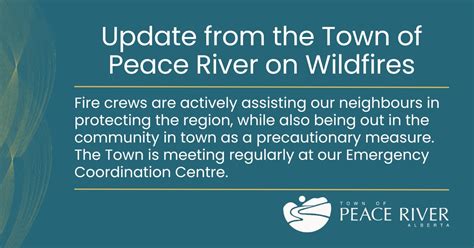 Town Of Peace River Message River Country