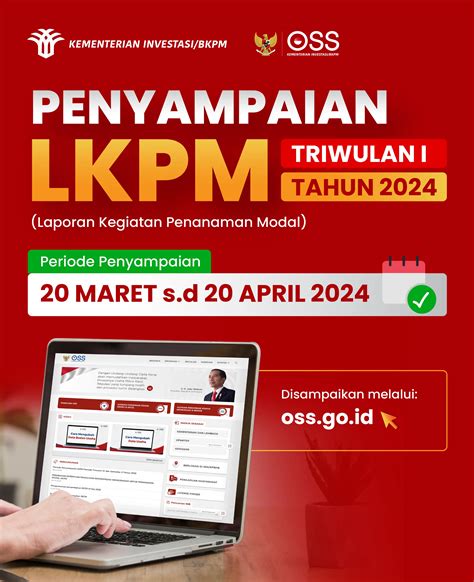 Pelaporan Lkpm Triwulan I Pt Biro Jasa Maritim