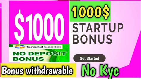 1000 No Deposit Bonus Forex Bonus Withdrawable All Made New Broker