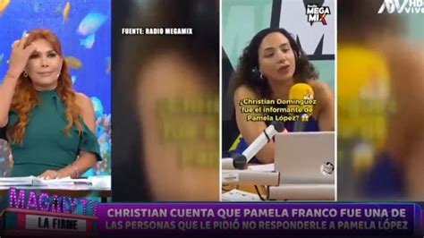 Christian Domínguez Asegura Que Pamela Franco Le Pidió No Hablar De