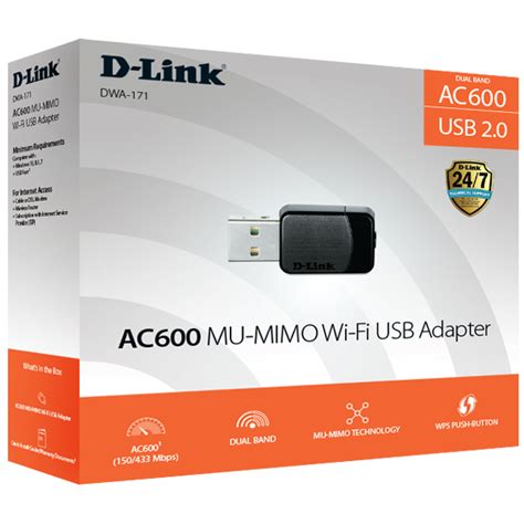 D Link Ac600 Mu Mimo Wi Fi Usb Adapter Driver Adapter View