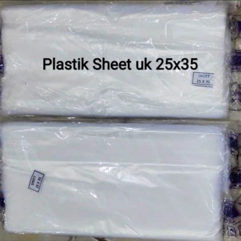 Jual Plastik Sheet Uk 25x35 Plastik Alas Nasi Plastik Alas Martabak