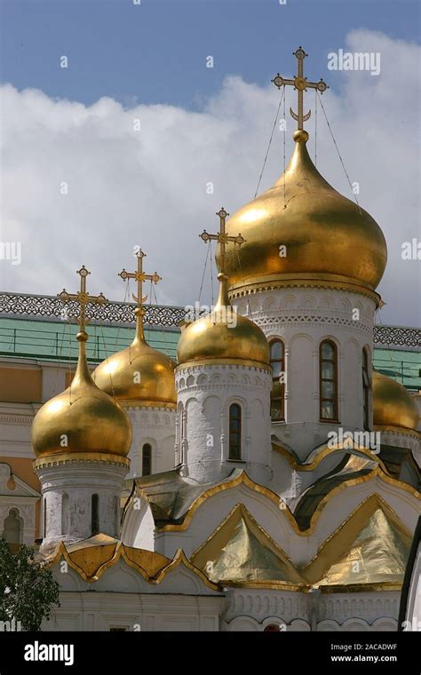 Russia Moscow Kremlin Mary Annunciation Cathedral Stock Photo Alamy