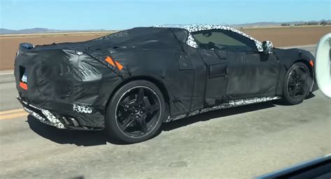 GM Boss Mark Reuss Rides Shotgun In Convoy Of 2020 Corvette C8