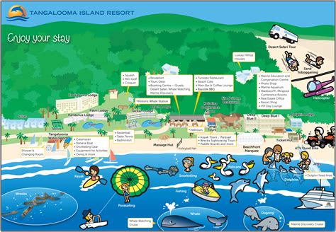 Tangalooma Island Resort Map