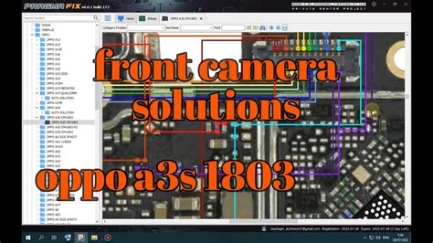 OPPO A3S 1803 Jalur Camera Depan Schematik Hardware And Solutions YouTube