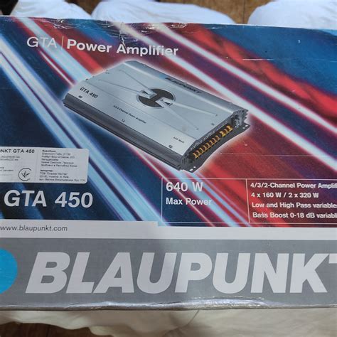 Автоусилитель BLAUPUNKT GTA-450: 2 400 грн. - Підсилювачі інших марок ...
