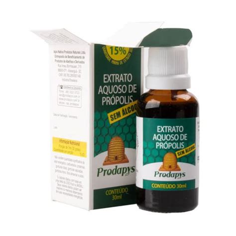 Extrato de Própolis Aquoso Prodapys sem álcool 30mL Drogalider