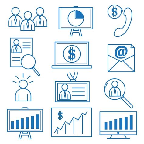 Premium Vector Business And Finance Icons