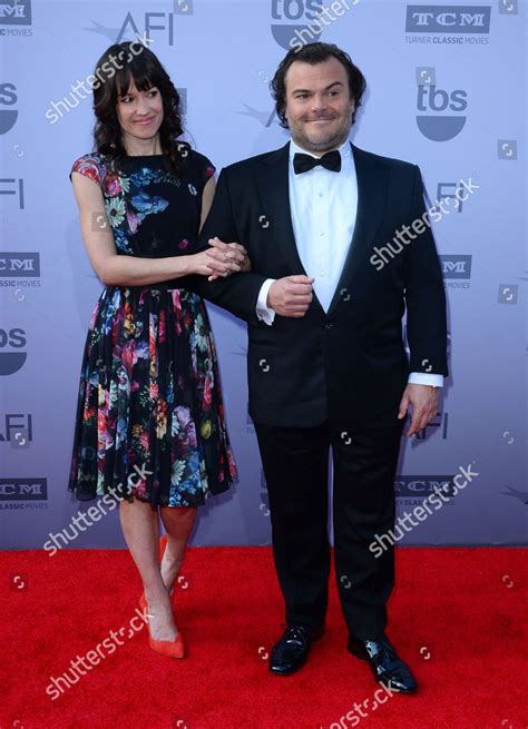 Actor Jack Black His Wife American Editorial Stock Photo - Stock Image