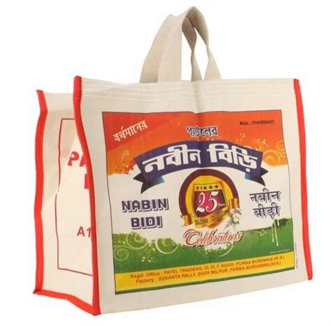 Handled Natural Printed Cotton Bag At Rs Piece In New Delhi Id