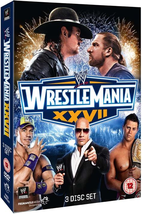 WWE WrestleMania 27 DVD Amazon Co Uk Edge Rey Mysterio Kane