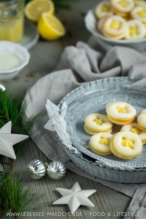 Zitronenplätzchen mit Lemon Curd unwiderstehlich erfrischend